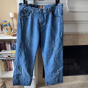 Vintage NBN Gear Men's Blue Jeans